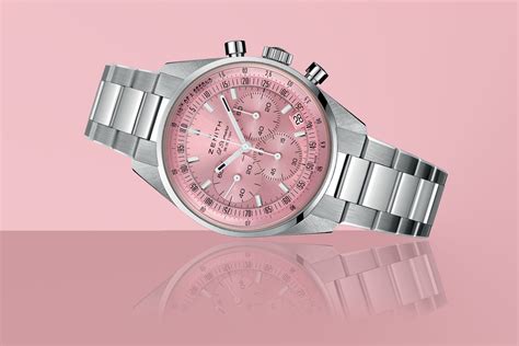 Zenith Chronomaster Original Pink for Breast Cancer 